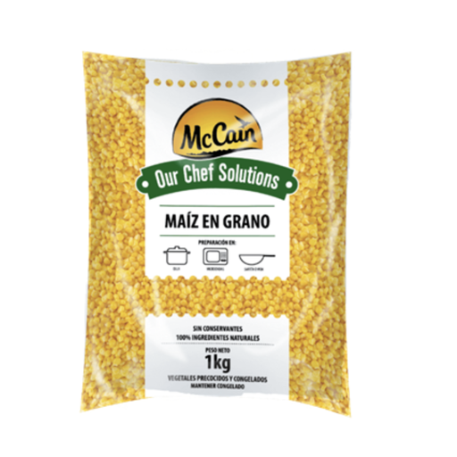 Maíz dulce desgranado McCain x 1 kg